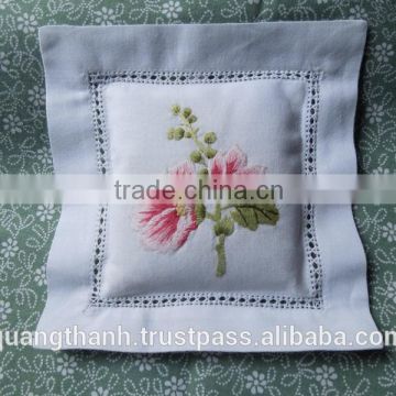 hand embrodery lavender bag,hand embroidery lavender sachet