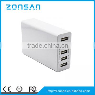 CE/FCC/RoHS Approved 5-PORT USB Phone Charger Wall Charger