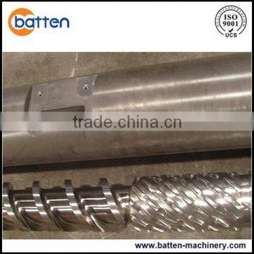 PE film pelleting plastic extruding single screw and barrel