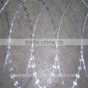 (Hot sell)Razor barbed wire, Prison razor barbed wire mesh fence