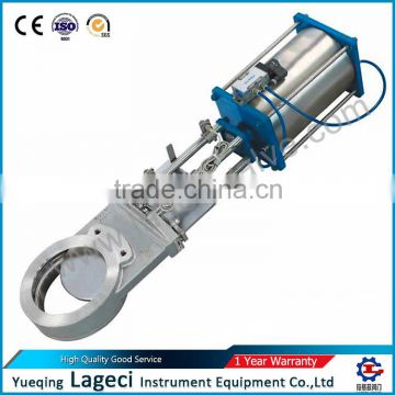 CF8 air actuated knife gate valve