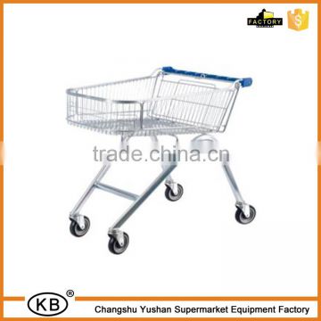 E series 71L hand push trolley supermarket cart