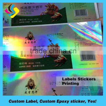 Self Adhesive Transparent Hologram Sticker & Waterproof Sticker & Moistureproof Sticker Sheet