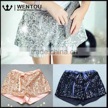 Wholesale High Quality Girl Sequin Shorts