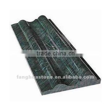 indoor natural stone green production marble border