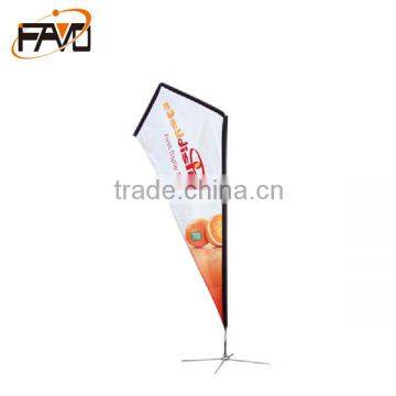 Oblique Top Teardrop Flying Banner