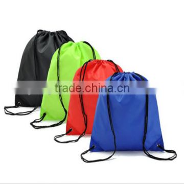 Sport Shoe Clothes Travel Outdoor Nylon Drawstring Backpack bag