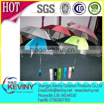 Promotional customized Wine bottle umbrella manual open folded umbrella made in china