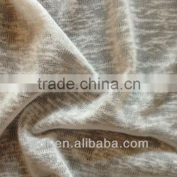 Knitted 100%Polyester Linen-like Jersey