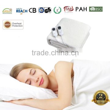 Auto-timing Twin bed electric blanket