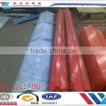 gutter roof barrel ridge/hip cap sheeting panel made in China