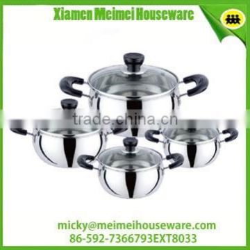 8pcs stainless steel cookware set