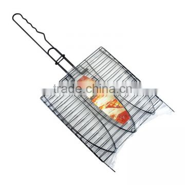 Non-stick grill fish basket