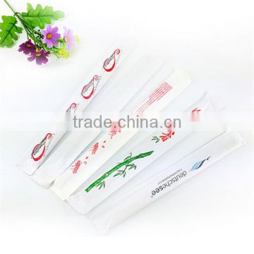 Chinese Disposable bamboo tensoge Chopstick Paper Wrap