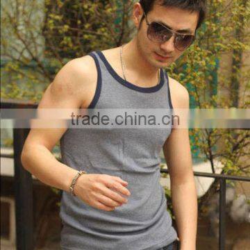 new design men's striped tank top