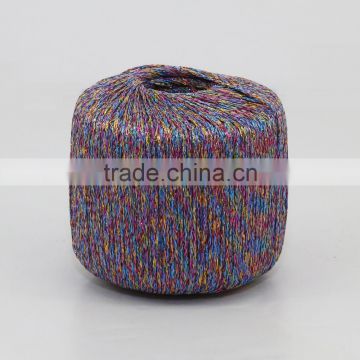 hand knitting metallic lurex yarn