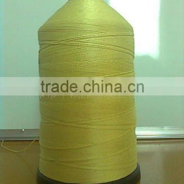 High intensity aramid sewing thread for uniforms