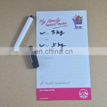 Factory product writing board with mark pen for promotion gift