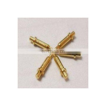 Brass spring loaded pogo pin connector/brass contact pin