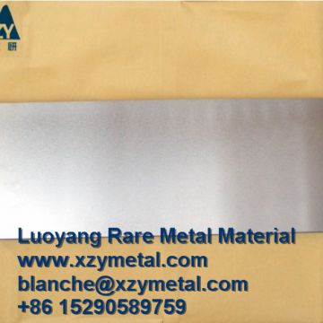 Pure Polished Tungsten Plate Tungsten Sheet for Sapphire Crystal Growth