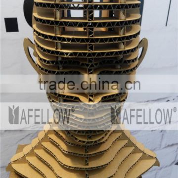 Easy tear open outfit individual character paper mannequin Environmental friendly cheap mannequin