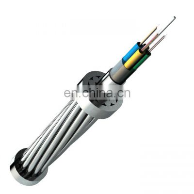 Verified Factory Supplies Optic Fiber CABLE OPGW 6 8 12 24 48 96 144 196 Core Single Mode Fiber Optic Cable Price Per Meter