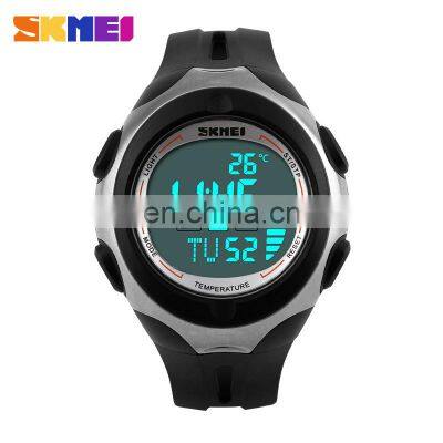 Brand your own watches men digital sport watch japan movement with temperature monitor