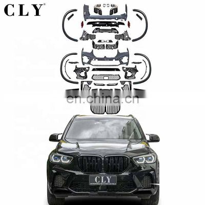 CLY Body kit For BMW X5 G05 Facelift X5M Front Rear car bumpers Grille Wheel Arch Fenders Vents Rear Mirror Shells Diffuser Tips