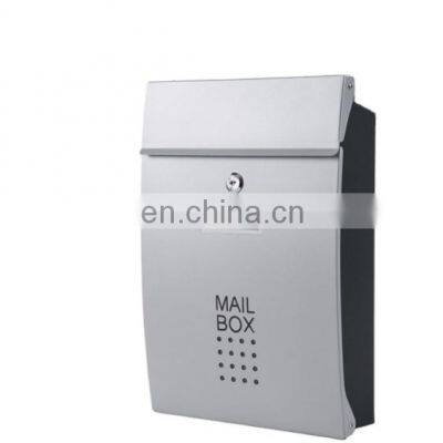 Report box Wall-mounted stainless steel mailbox outdoor with lock Complaint suggestion box