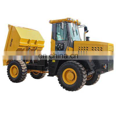 Short transport machinery superior FCY100 Loading capacity hydraulic dumper manufacturer