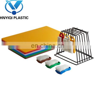 2022 New Sizes Hot Selling Classics Easy To Clean Colorful Kitchen Plastic PE Cutting Board Chopping Board Wholesale