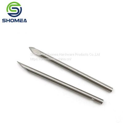 Shomea Customized Electrolytic polishing Stainless Steel Blood Lancet Needle with Triple bevel end