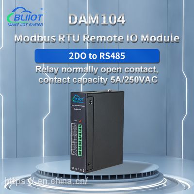 BLIIOT 2DO 2Relay pulse counting 1RS485 extends the front-end Modbus RTU remote acquisition module connected to 4G data acquisition control