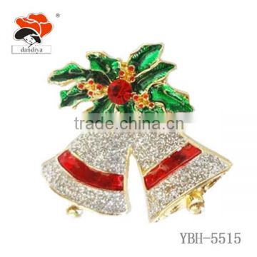 Beautiful Elegant fashion brooch,rhinestone christmas brooch for wedding or other party wholesale China
