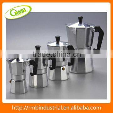 Fashionable Hot Sale Aluminum Stovetop 9 Cups Coffee Pot
