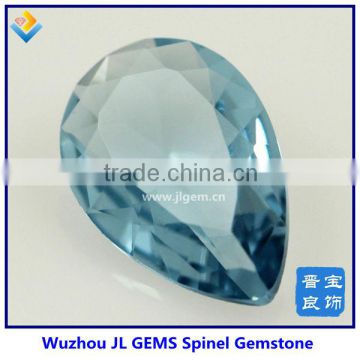 factory price AAA quality lab created pear spinel loose gemstone