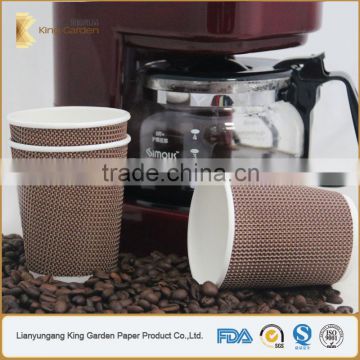 12 oz/350ml Groove Weave Layer Wholesale Takeaway Cups