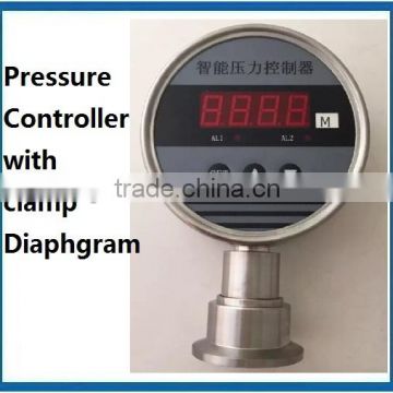 0~0.01~100Mpa 2" 2.5" clamp flush diaphgram pressure controller with display