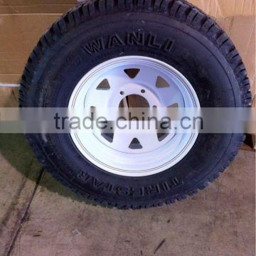 Heavy Duty WANLI Radial Trailer Tyre 235/75R15