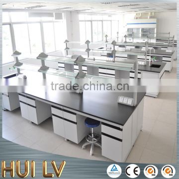 Modern style wall bench table Chemical lab workstation