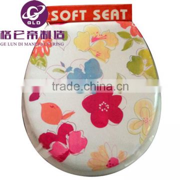 GLD china product new design printing plastic toilet seat cover for bathrooms designs