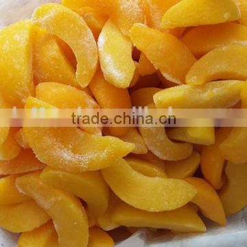 IQF frozen Yellow peach /dice/strips/half price