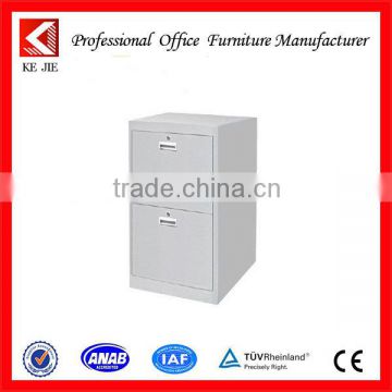 2014 popular 2 drawer vertical metal file cabinet for hanging folder / 2 drawer steel filing cabinet specifictions under desk