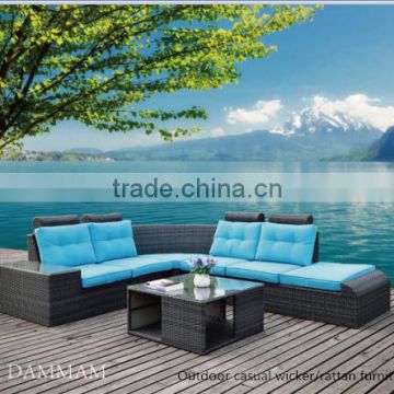 HOT SALE fashion garden outdoor patio furniture wicker wholesale furniture china rattan garden set rattan sofa