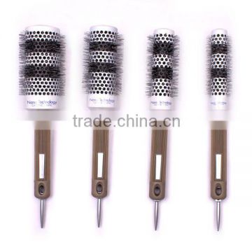 Nano technology ceramic hair brush professional
