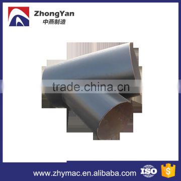 black paint steel pipe tee for china supplier
