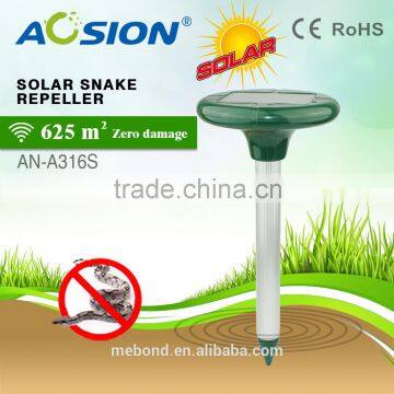 Top Rated Solar Outdoor 100% waterproof vibrating electronic sonic snake repellent