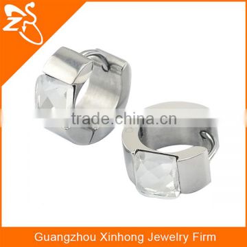 single clear white stone earring designs, hoop earring designs men, round shaped earring designs