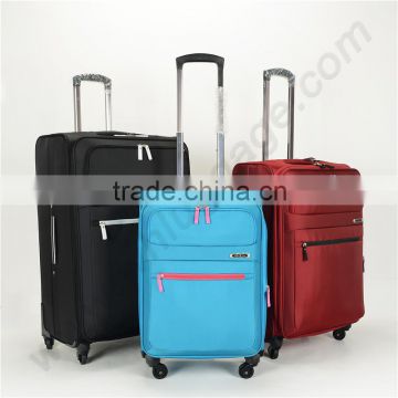 Custom make top quality suitcase type aluminum trolley luggage bag