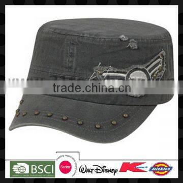 Hot sale good quality cheap fitted military cap